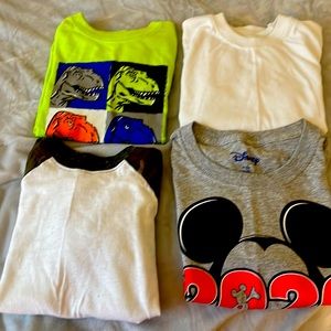 4 tees all 4t one new gently used